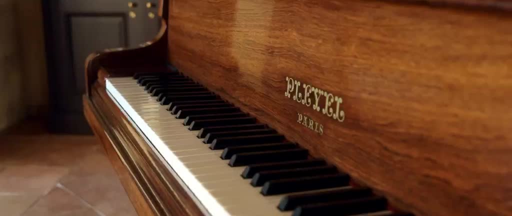 Piano à queue dans un salon de réception